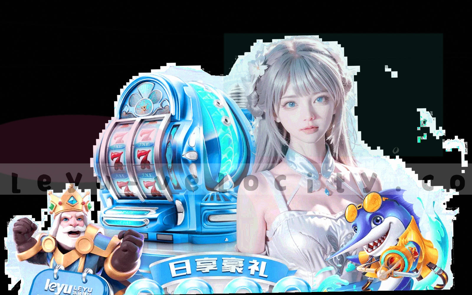 桌面端数据工具抽象界面，深色底上叠着荧光青与暖橙的折线图表